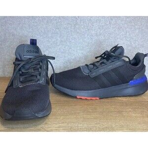 adidas shoes men Sz 9 Cloud Foam Comfort Black Running walking Gym Streetwear